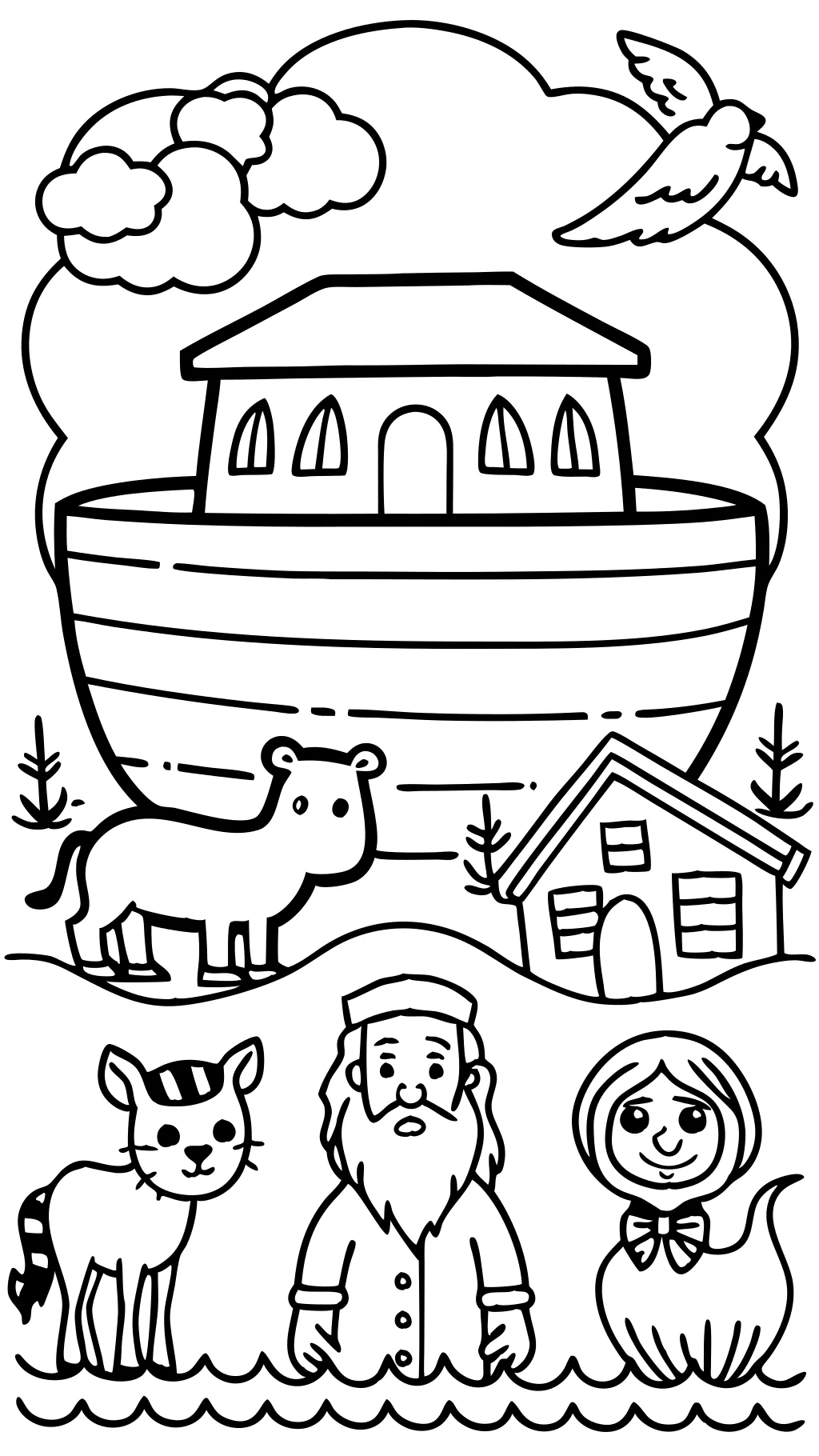 bible stories with coloring pages